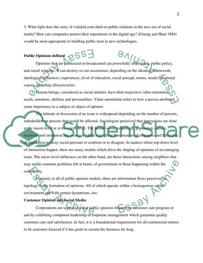 Public Relations in Social Media