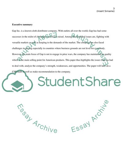 Market Performance of Gap Inc