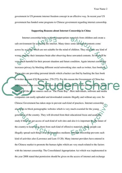 The Policies of Cyber Space