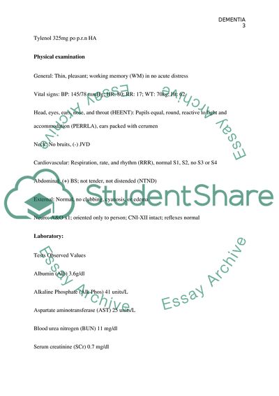 Behavioral and Psychological Symptoms of Dementia