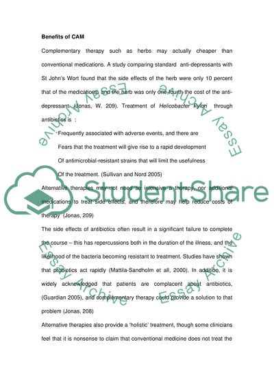 The Western Treatment of Illness versus Alternative Therapies of Probiotics