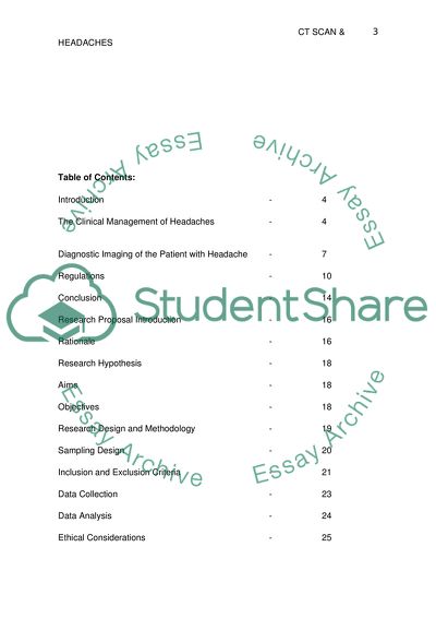 Adjustment of CT Scanning Protocol for Headaches