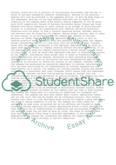 Management of the Business Environment