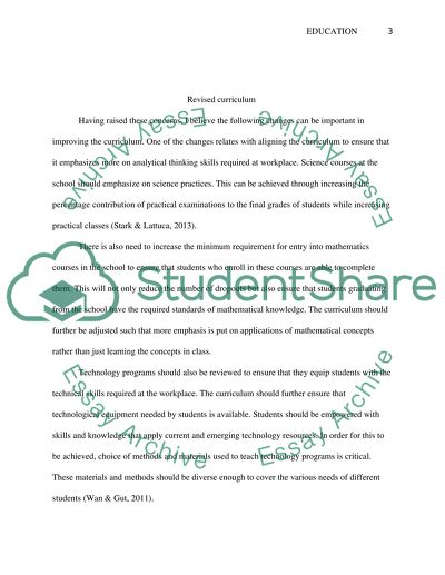 Education and the Current Curriculum