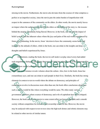 Gist and Theme of The Giver