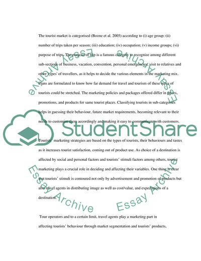 Marketing of the UK Tourism Agencies