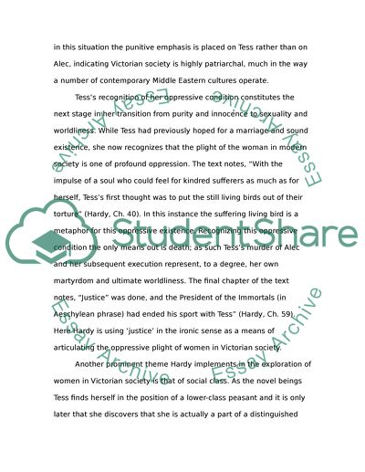 Tess of the dUrbervilles: A Pure Woman