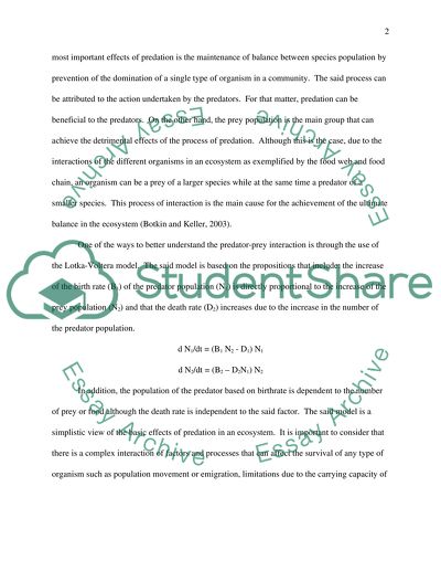 The Effects of Competition, Predation and Disturbance