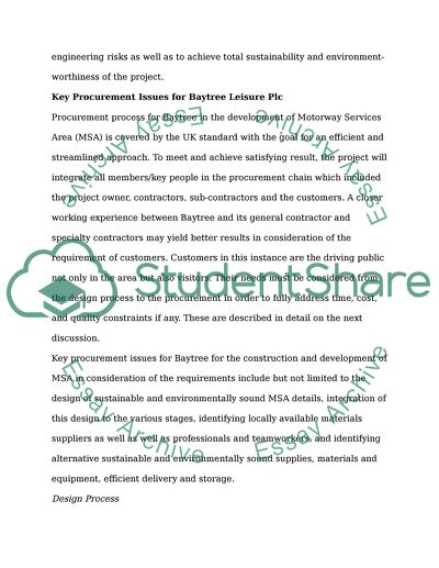 Byetree procurement strategy