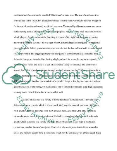 The Controversy Over Marijuana