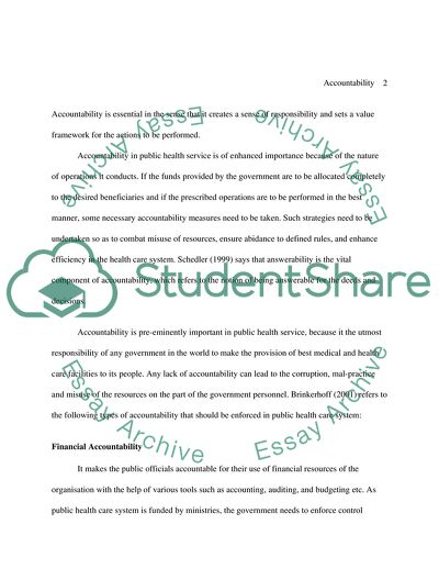 Identify a recent issue or event that raises issues of accountability in the public or private sectors and describe what is involved
