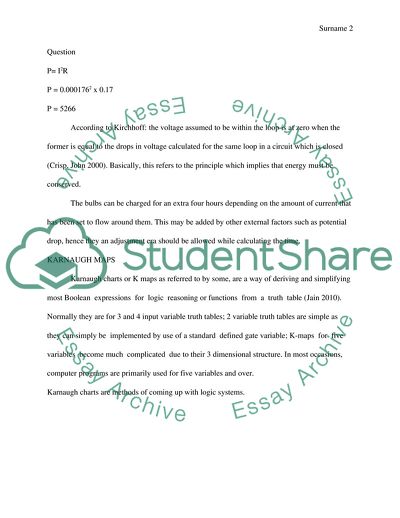 Electrical Systems, Microprocessors