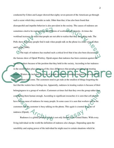 The Realms of Rudeness