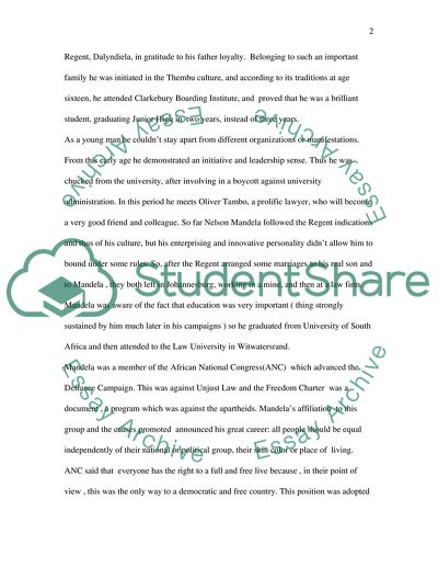 Nelson Mandelas Life