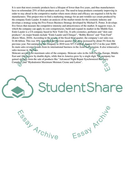 Prerequisites for Success of Este Lauder