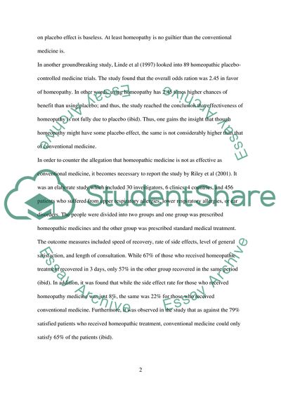 Homeopathy as a Bone of Contention