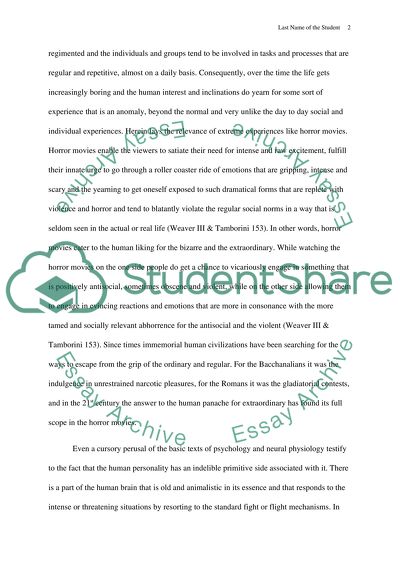 Why Do People Like to Watch Horror Movies