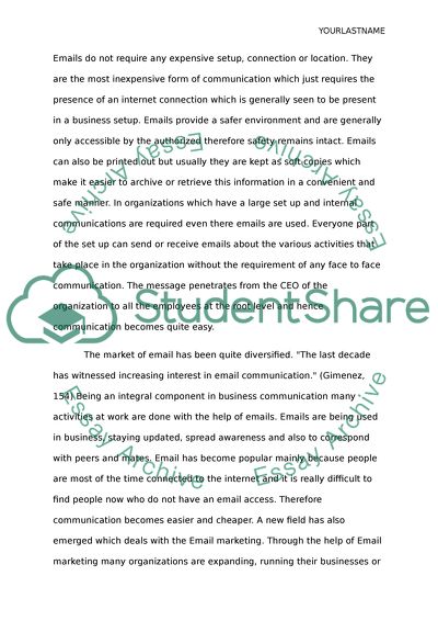 Why people would like to use email more than use phone in the work