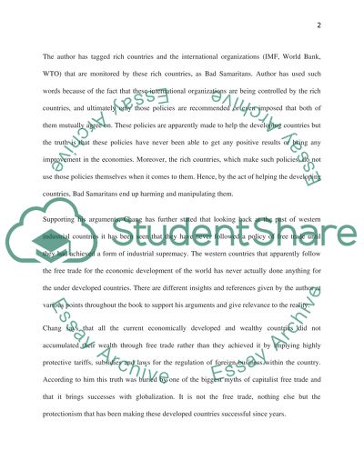 Bad Samaritans: The Myth of Free Trade and Secret History of Capitalism