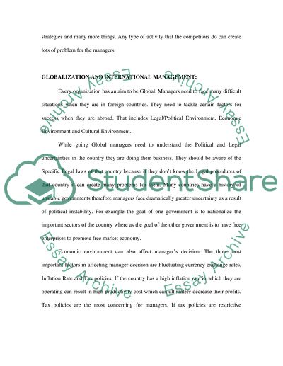 Issues Faced by Operations Managers