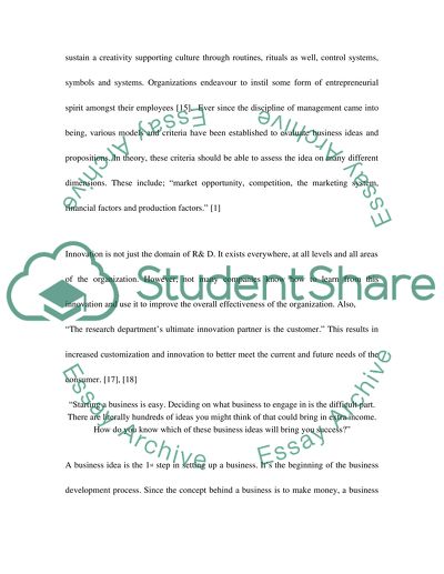 Business Idea Evaluation