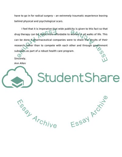 Costs of Breast Cancer Drugs