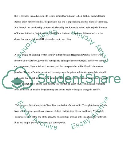 Chain reaction by tere Martinez