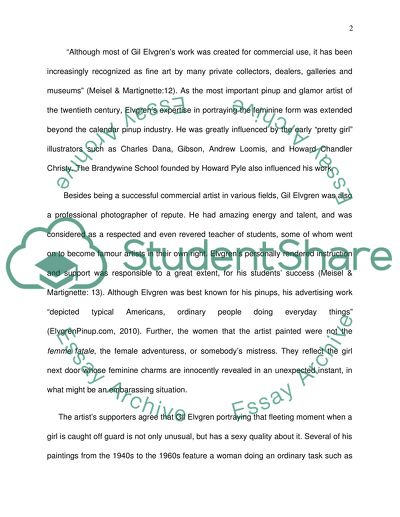 American Illustrator Gil Elvgren