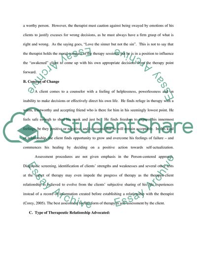 personal development counselling essay