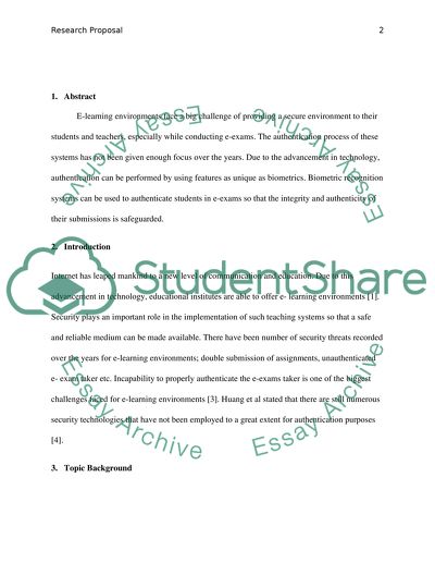 Authentication of Individuals in E-exams