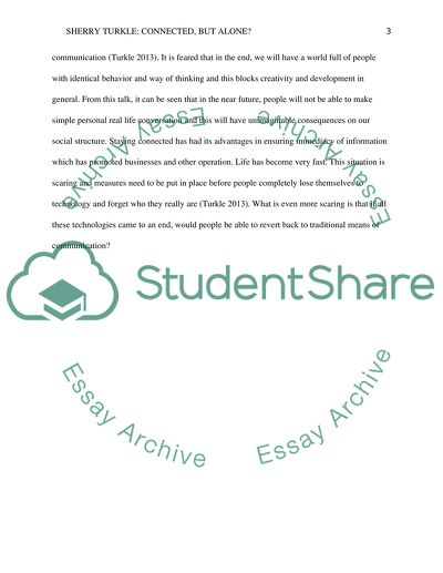 Sherry Turkle: Connected, But Alone
