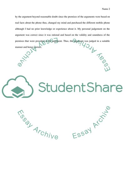 Buying a Car scenario Steps for Evaluating an Argument