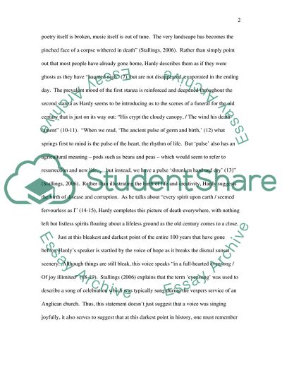 The Thrush of Hardy and Frost