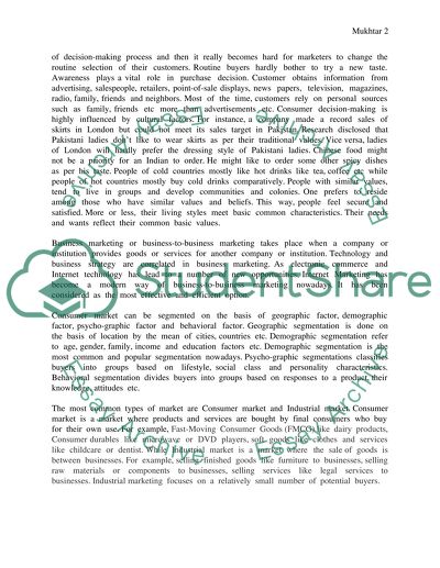 Investigation the Consumer Needs and Quality Marketing