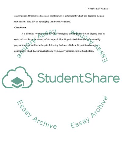 Organic Food in the USA