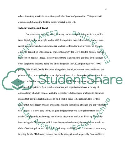 The UKs Desktop Printer Market