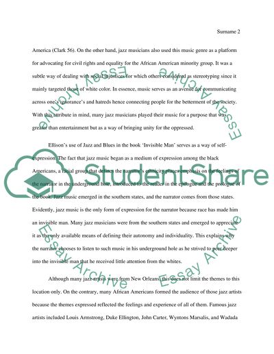 The Role of Blues and Jazz in Expressing the Experience