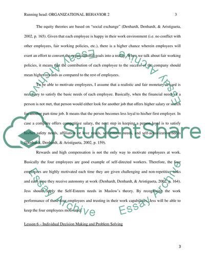 Individual Decision-Making and Problem-Solving