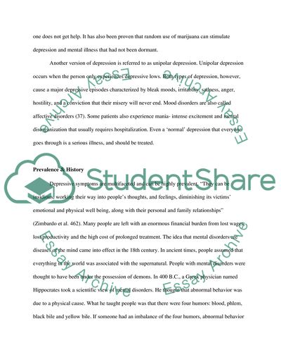 The Nature of Depression