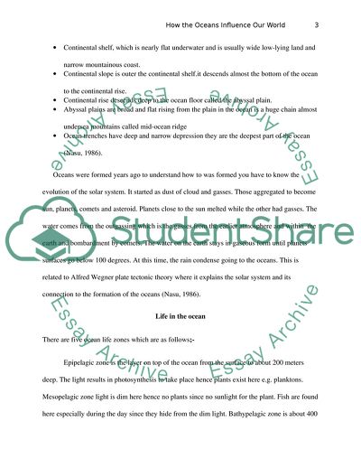 How the Oceans Influence Our World