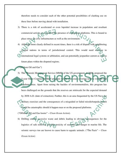 Marine Exploration of Minerals, Oil and Gas