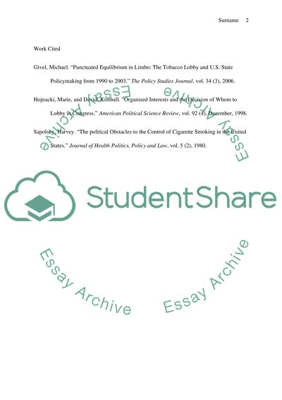 Interest Group Politics