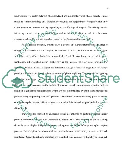 All Peptide Hormones After Cell Function by Phosphorylation, While Steroid Act by Altering Gene Expression