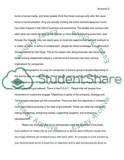 Groundswell: Winning in a World Transformed by Social Technologies