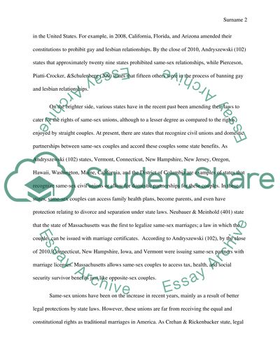 Marriage Equality/ Same-sex Marriage in the United States