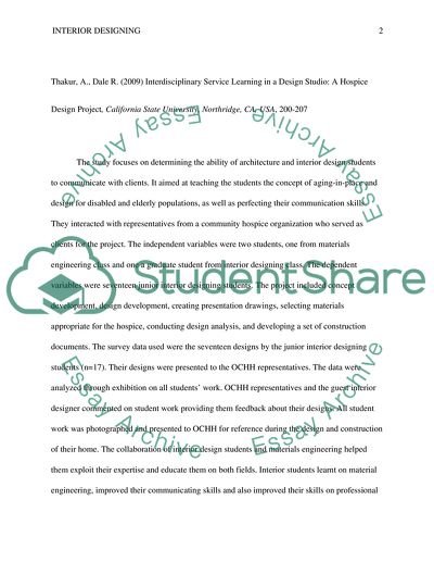 Interior Design Issues