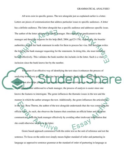 Text Analysis in Translation