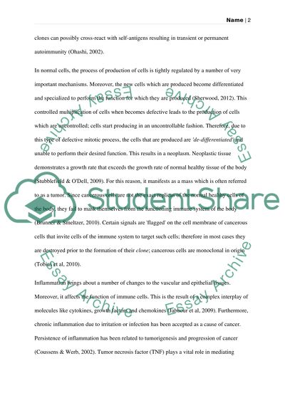 Autoimmunity and risk of cancet