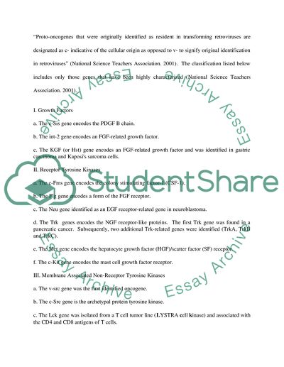 Proto-Oncogenes Their Role in Cancer