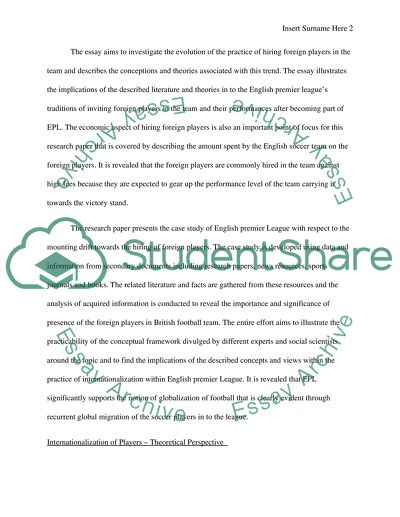 Value of Foreign Players to the Team Victories